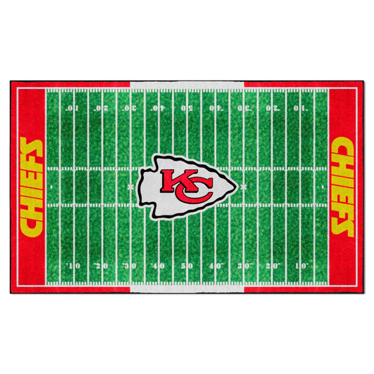 Kansas City Chiefs 6 ft. x 10 ft. Plush Area Rug - Kansas City Chiefs