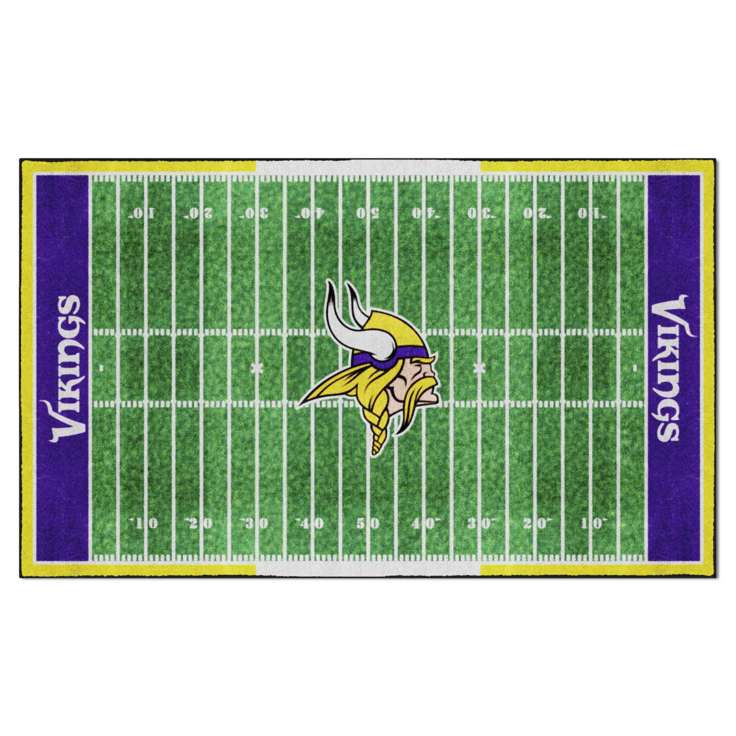 Minnesota Vikings 6 ft. x 10 ft. Plush Area Rug