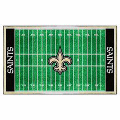 New Orleans Saints 6 ft. x 10 ft. Plush Area Rug - New Orleans Saints