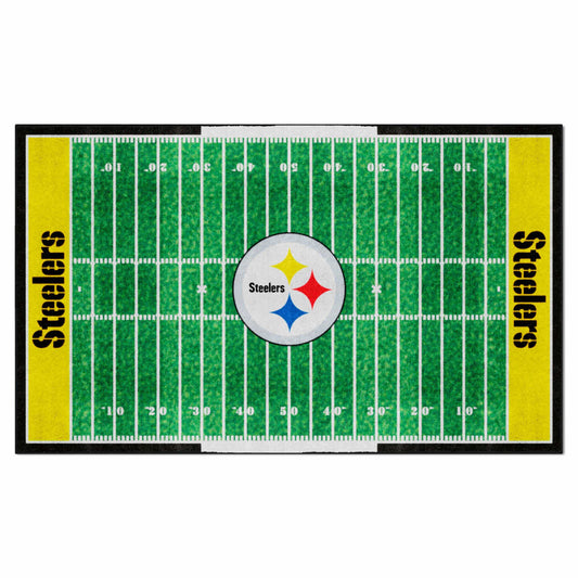 Pittsburgh Steelers 6 ft. x 10 ft. Plush Area Rug - Pittsburgh Steelers