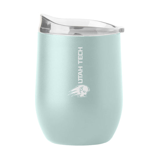 Utah Tech 16oz Cove Vertical Powder Coat Curved Bev - Logo Brands - Flyclothing LLC