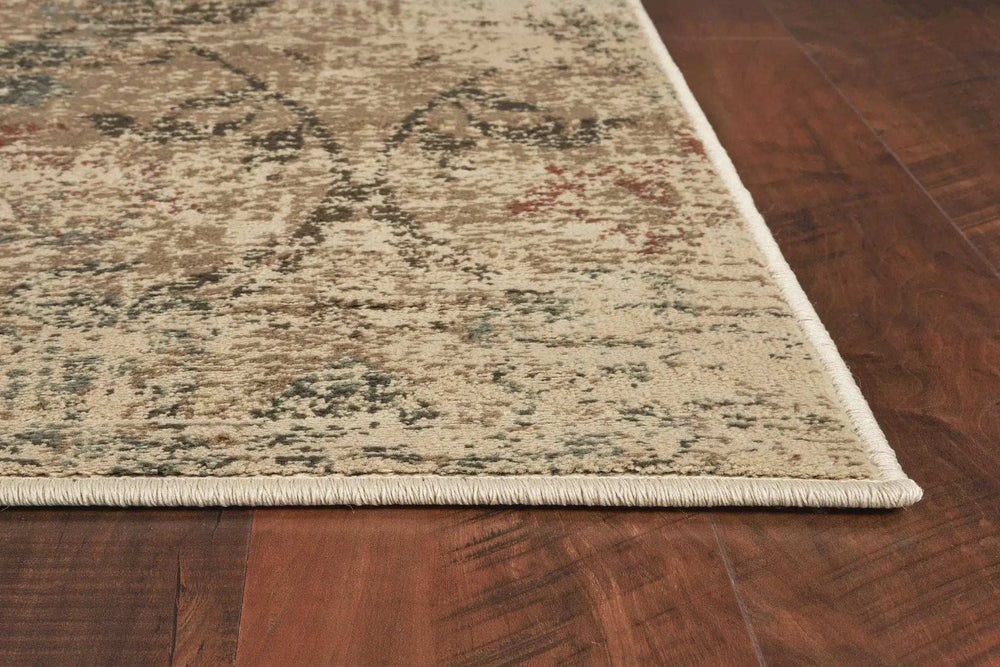 5' X 8' Champagne Vintage Area Rug - Homeroots - Flyclothing LLC
