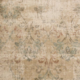 5' X 8' Champagne Vintage Area Rug - Homeroots