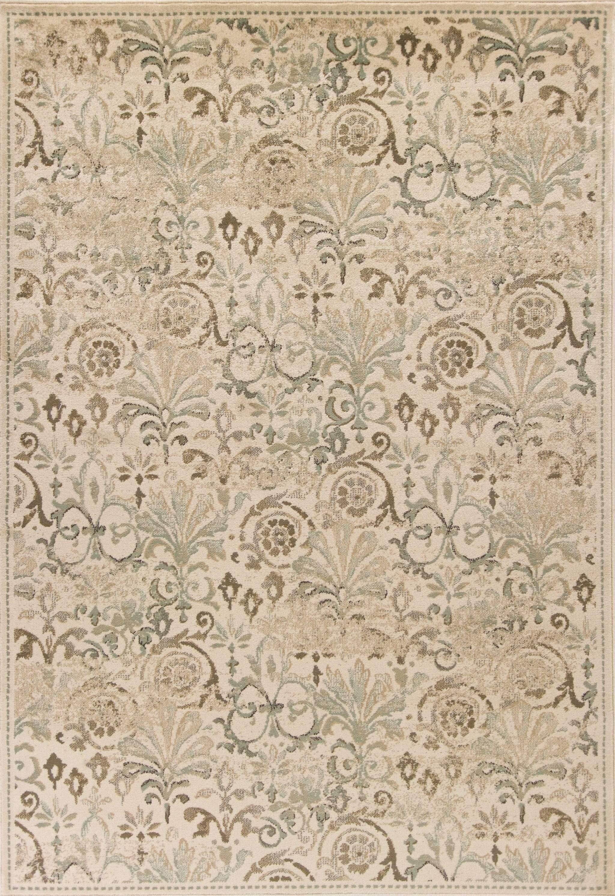 5' X 8' Ivory Vintage Area Rug - Homeroots - Flyclothing LLC