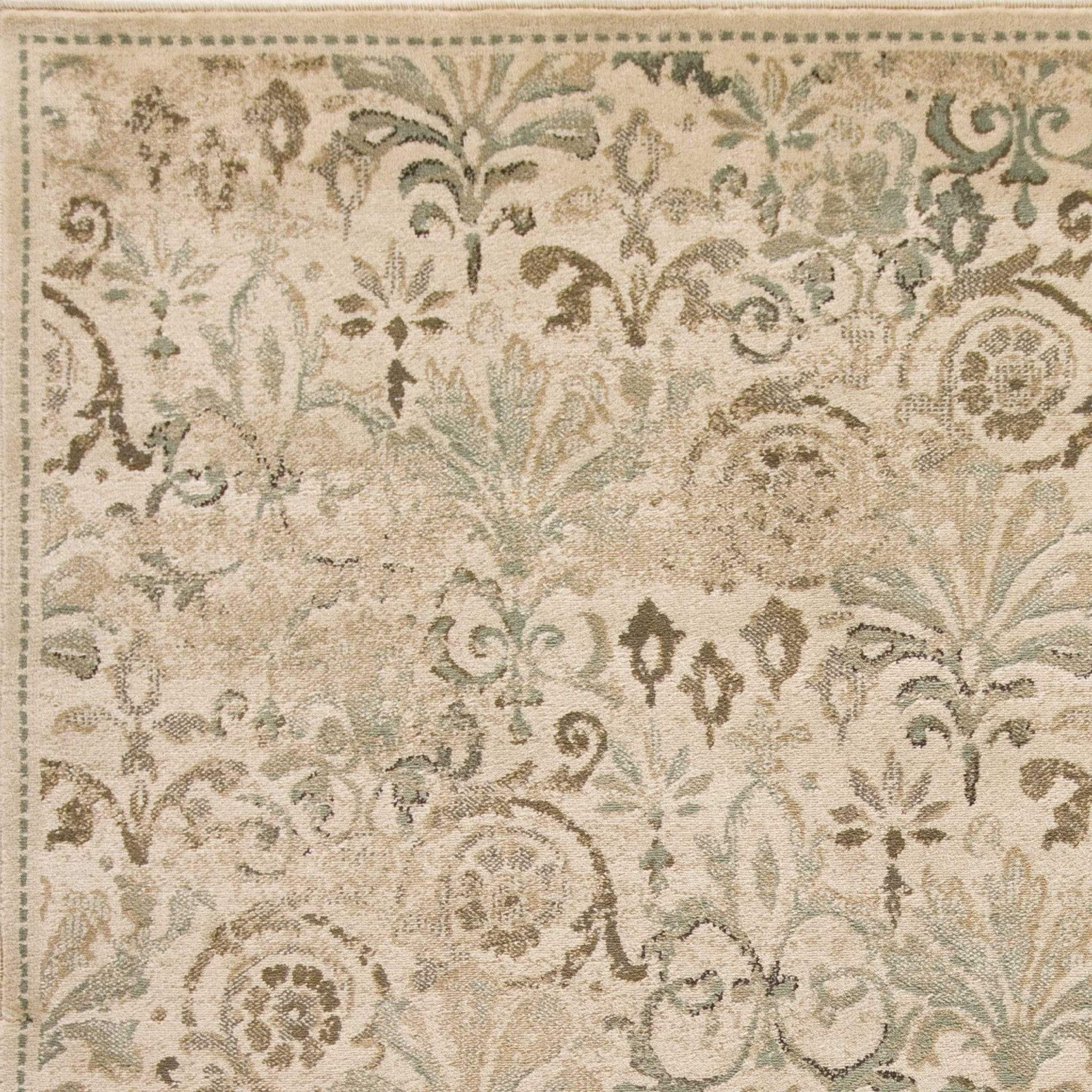 5' X 8' Ivory Vintage Area Rug - Homeroots - Flyclothing LLC