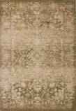 5' X 8' Beige Machine Woven Distressed Floral Traditional Indoor Area Rug - Homeroots
