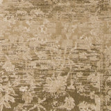 5' X 8' Beige Machine Woven Distressed Floral Traditional Indoor Area Rug - Homeroots