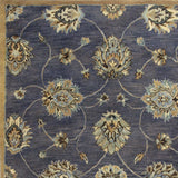 3' X 5' Midnight Floral Vines Wool Area Rug - Homeroots - Flyclothing LLC