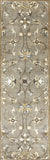 7' Grey Hand Tufted Wool Traditional Floral Indoor Area Rug - Homeroots