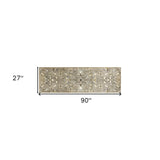 7' Grey Hand Tufted Wool Traditional Floral Indoor Area Rug - Homeroots - Flyclothing LLC