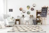 3' X 5' Ivory Or Grey Geometric Wool Area Rug - Homeroots - Flyclothing LLC