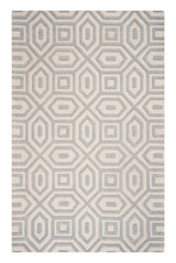 3' X 5' Grey Hand Tufted Geometric Indoor Area Rug - Homeroots - Flyclothing LLC