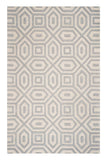 3' X 5' Grey Hand Tufted Geometric Indoor Area Rug - Homeroots