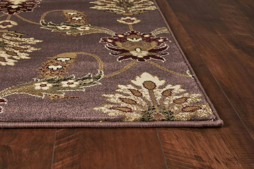5' X 8' Purple Area Rug - Homeroots - Flyclothing LLC