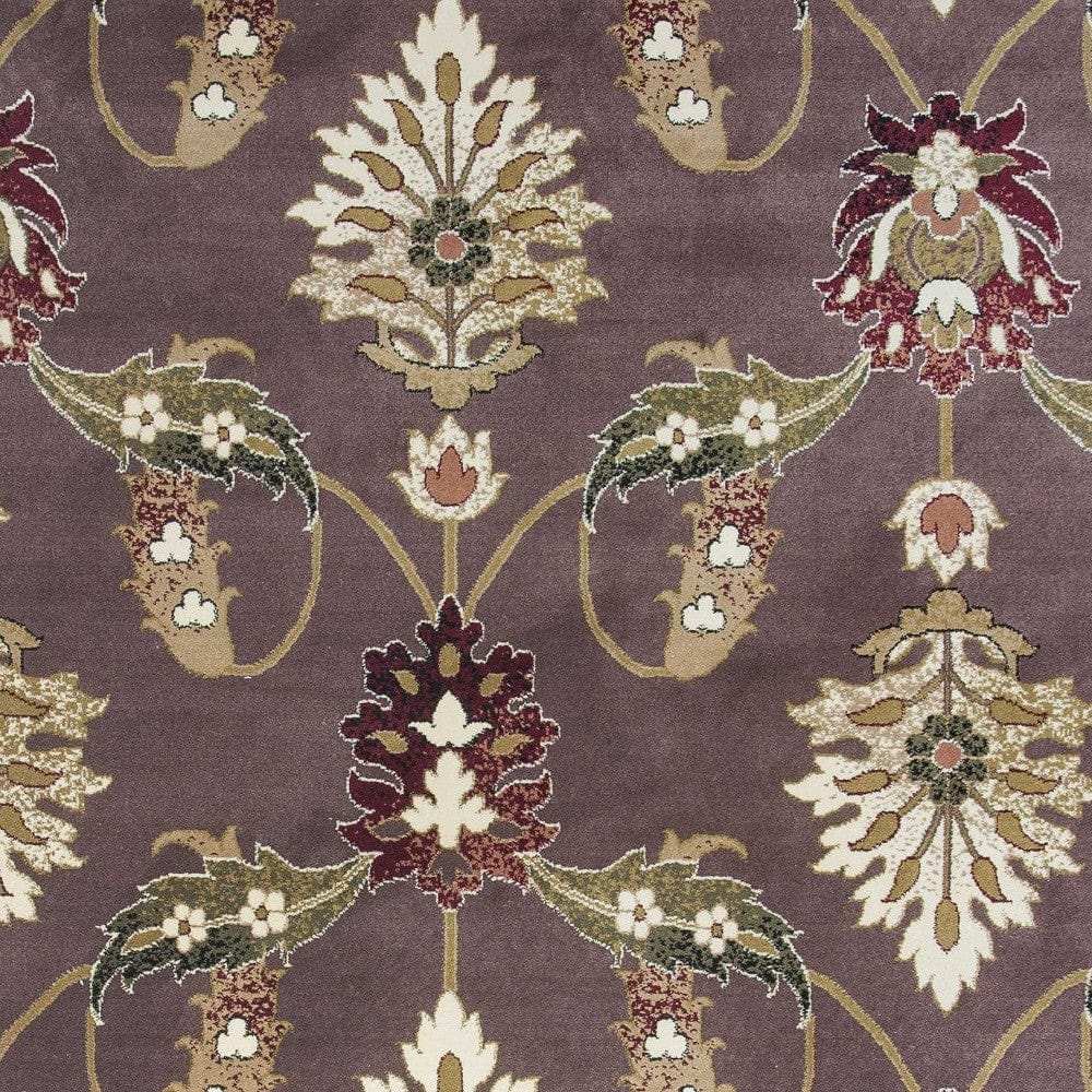 5' X 8' Purple Area Rug - Homeroots - Flyclothing LLC