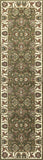 5' X 8' Green Ivory Machine Woven Floral Traditional Indoor Area Rug - Homeroots