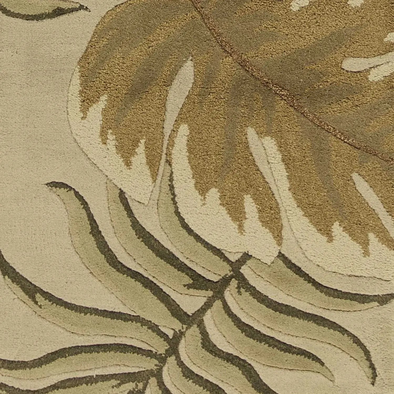 8' Sand Beige Wool Handmade Runner Rug - Homeroots - Flyclothing LLC