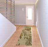 8' Sand Beige Wool Handmade Runner Rug - Homeroots - Flyclothing LLC