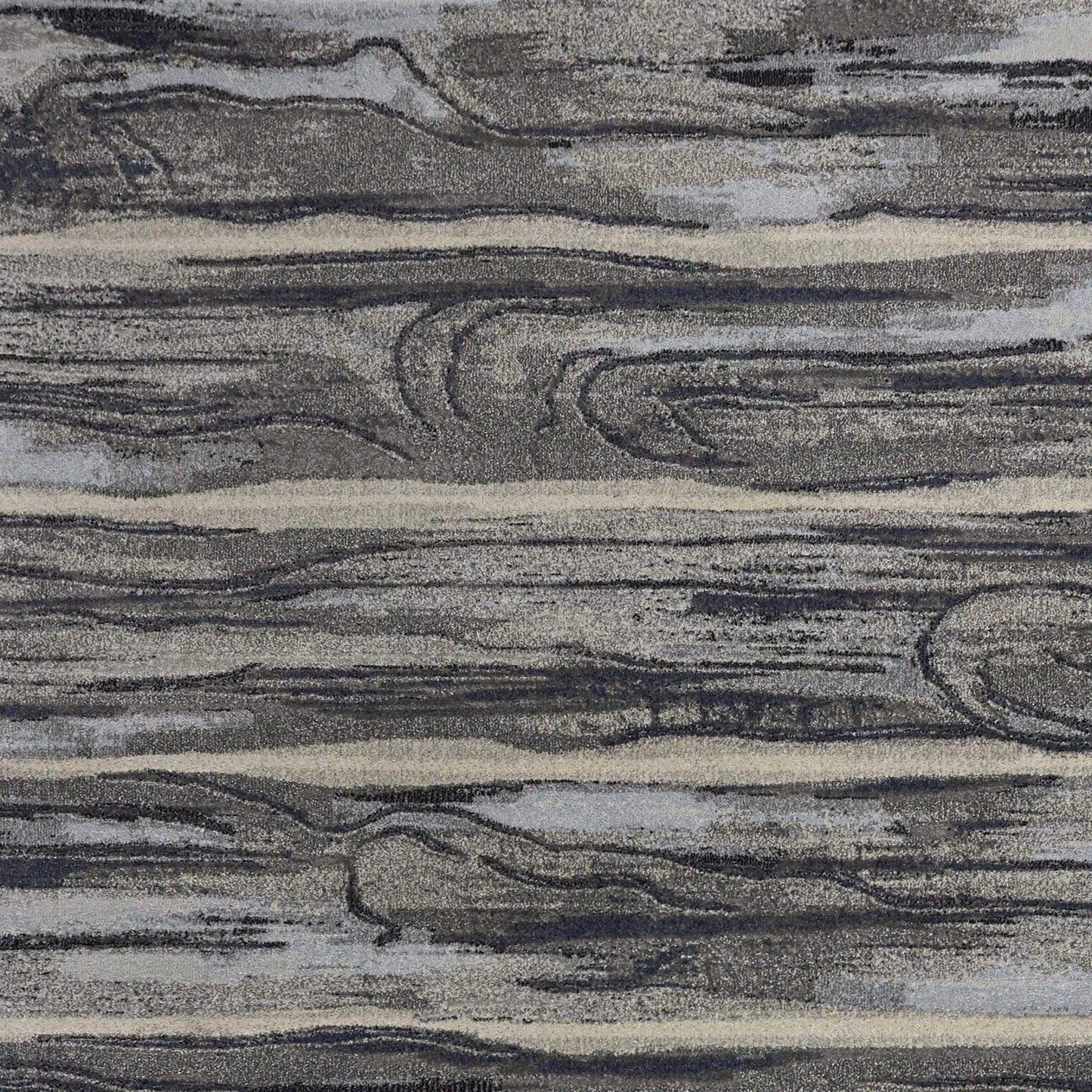 5' X 8' Grey Machine Woven Abstract Brushstroke Indoor Area Rug - Homeroots - Flyclothing LLC