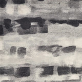 5' X 8' Shades Of Grey Machine Woven Abstract Brushstroke Indoor Area Rug - Homeroots