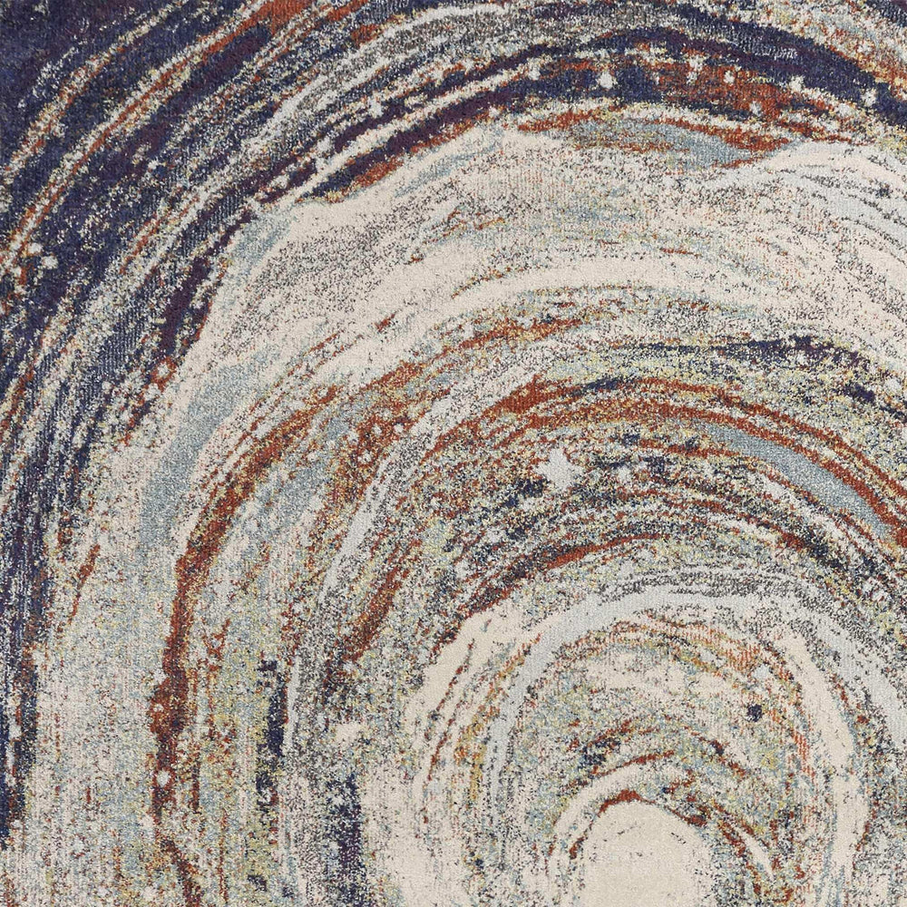 8' Sage Green Machine Woven Floral Medallion Disk Round Indoor Area Rug - Homeroots - Flyclothing LLC