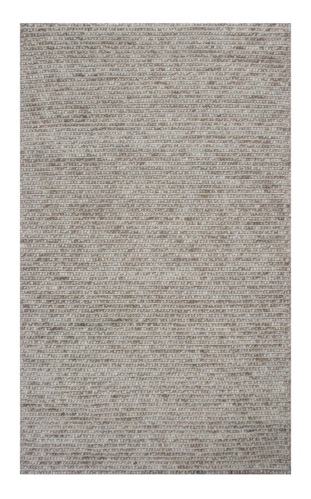 3' X 5' Natural Wool Handmade Area Rug - Homeroots - Flyclothing LLC