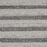 3' X 5' Grey White Hand Woven Knobby Stripes Indoor Area Rug - Homeroots - Flyclothing LLC