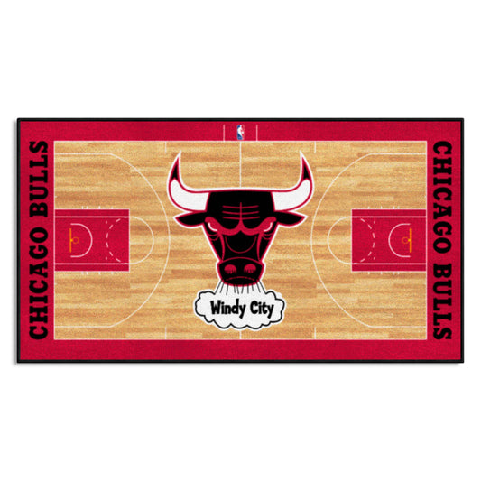 NBA Retro Chicago Bulls Court Runner Rug - 24in. x 44in. - Chicago Bulls