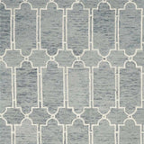 5' X 7' Blue Hand Tufted Wool Herringbone Indoor Area Rug - Homeroots - Flyclothing LLC