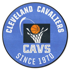 NBA Retro Cleveland Cavaliers Roundel Rug - 27in. Diameter - Cleveland Cavaliers