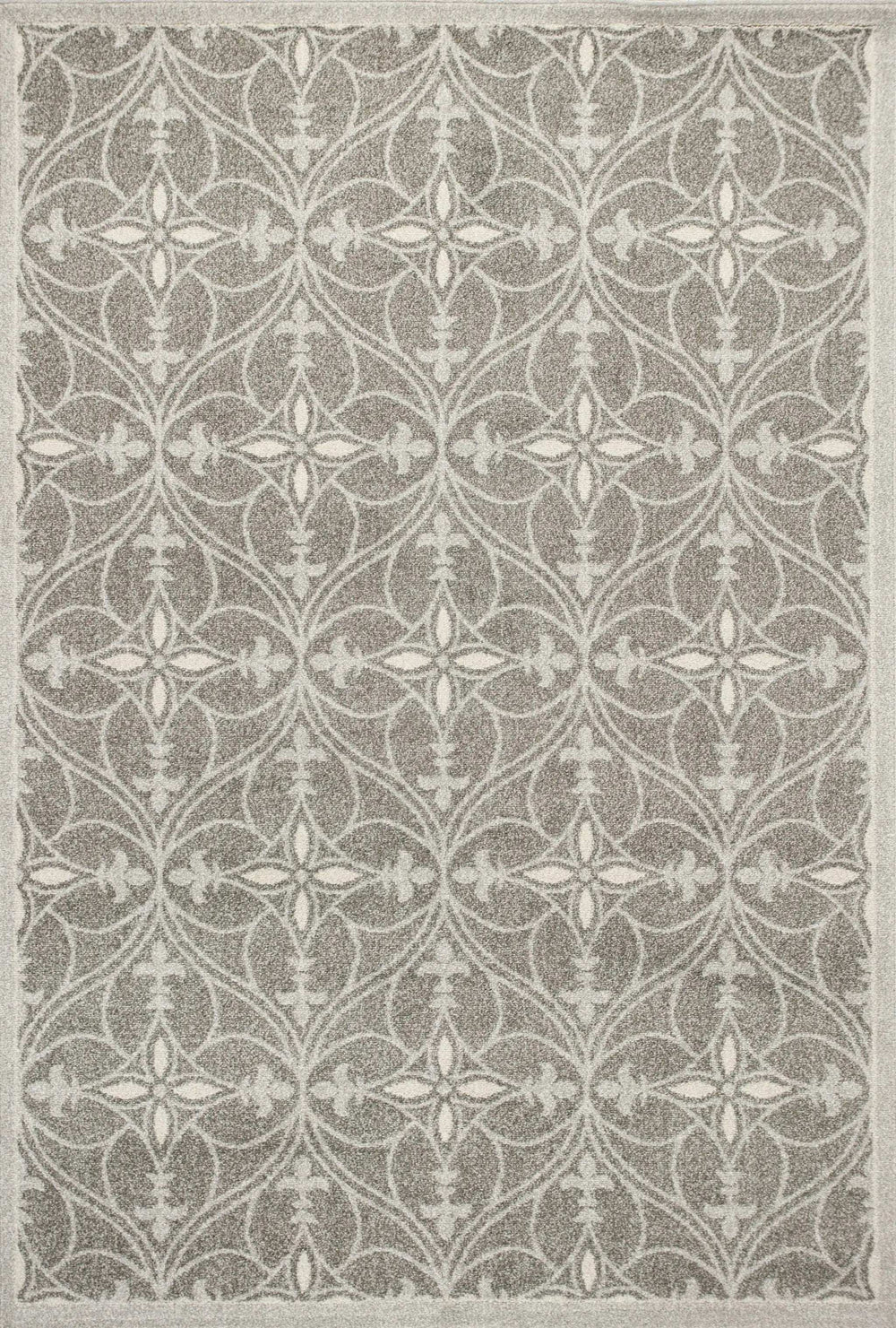 7' X 10' Gray Moroccan Indoor Outdoor Area Rug - Homeroots - Flyclothing LLC