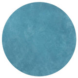 6' Highlighter Blue Round Indoor Shag Rug - Homeroots - Flyclothing LLC