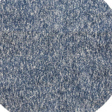 6' Round Indigo Or Ivory Heather Plain Indoor Area Rug - Homeroots - Flyclothing LLC