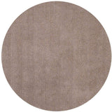 6' Round Beige Plain Indoor Area Rug - Homeroots - Flyclothing LLC