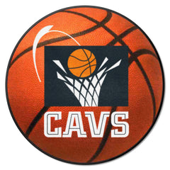 NBA Retro Cleveland Cavaliers Basketball Rug - 27in. Diameter - Cleveland Cavaliers