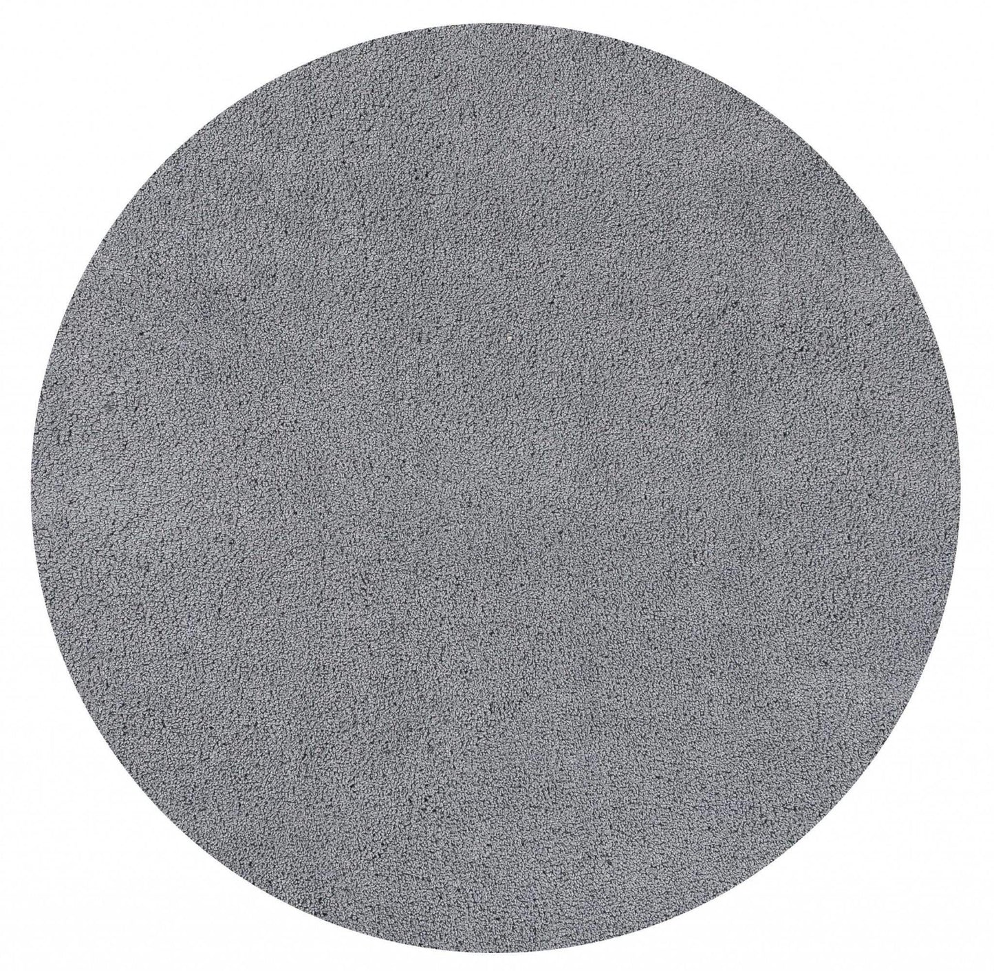 6' Grey Round Indoor Shag Rug - Homeroots - Flyclothing LLC