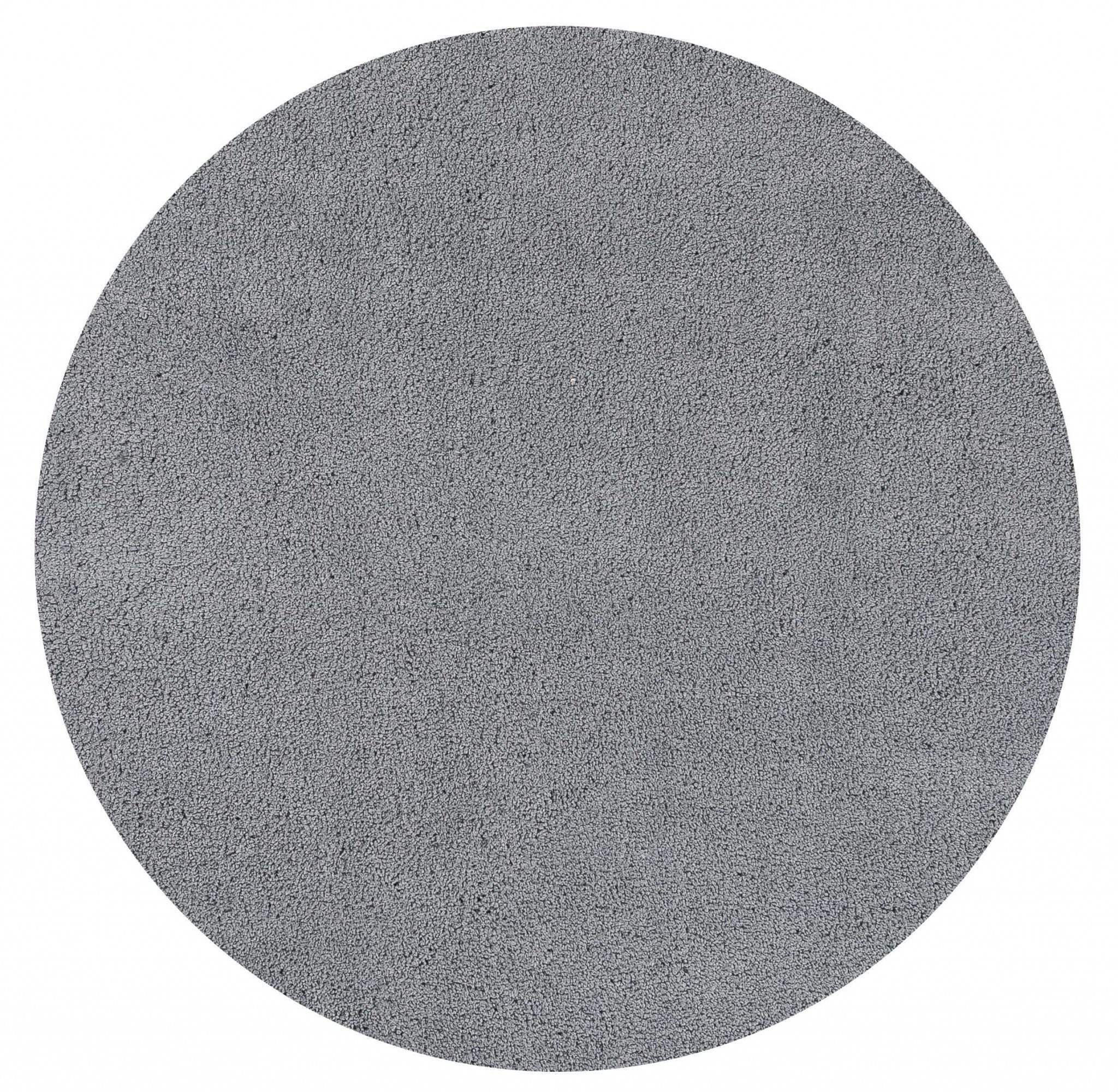 6' Grey Round Indoor Shag Rug - Homeroots - Flyclothing LLC