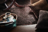 6' Brown Round Hand Woven Area Rug - Homeroots - Flyclothing LLC