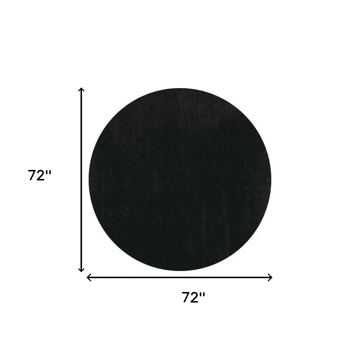 6' Brown Round Hand Woven Area Rug - Homeroots - Flyclothing LLC