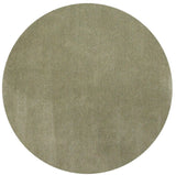 6' Sage Green Round Hand Woven Area Rug - Homeroots - Flyclothing LLC