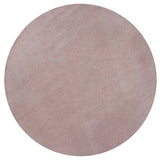 6' Rose Pink Round Indoor Shag Rug - Homeroots - Flyclothing LLC