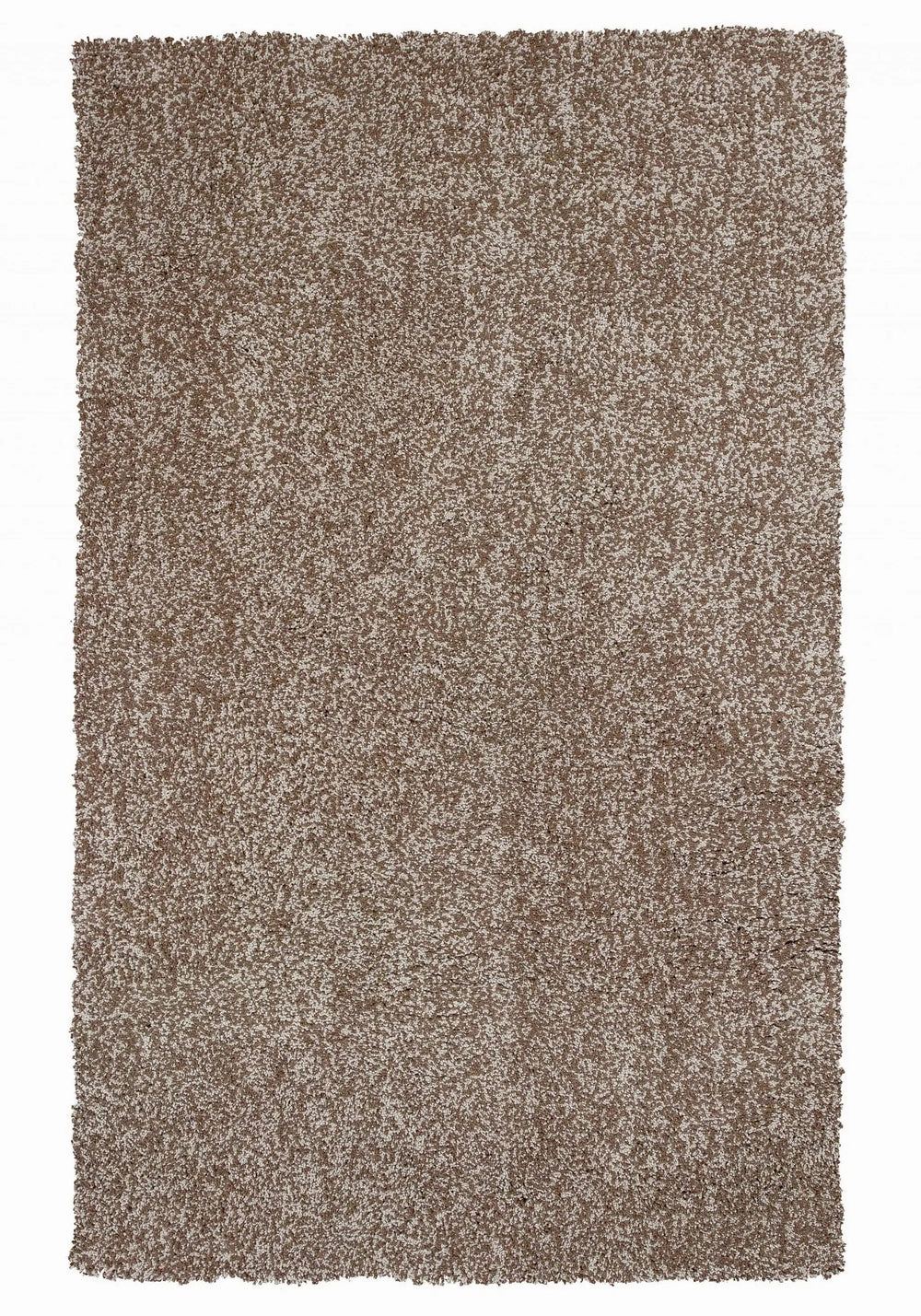 5' X 7' Beige Heather Indoor Shag Rug - Homeroots