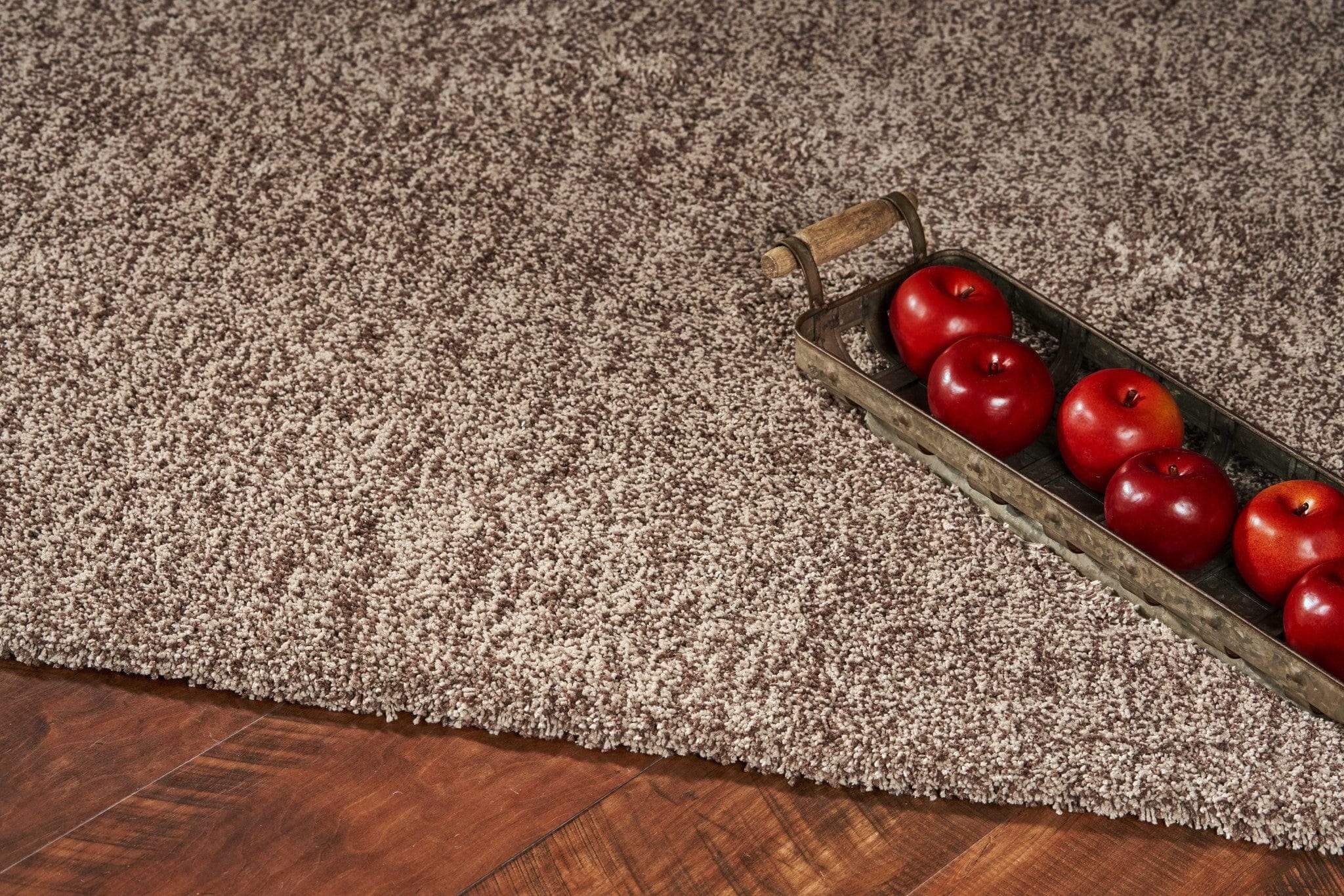 5' X 7' Beige Heather Indoor Shag Rug - Homeroots - Flyclothing LLC