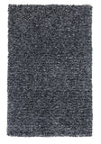 5' X 7' Black Heather Indoor Shag Rug - Homeroots