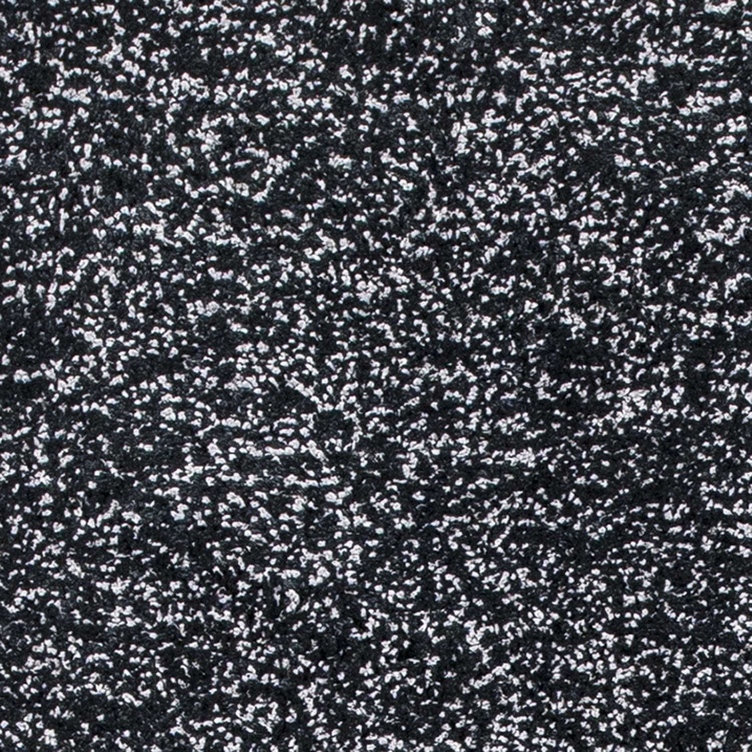 5' X 7' Black Heather Indoor Shag Rug - Homeroots - Flyclothing LLC