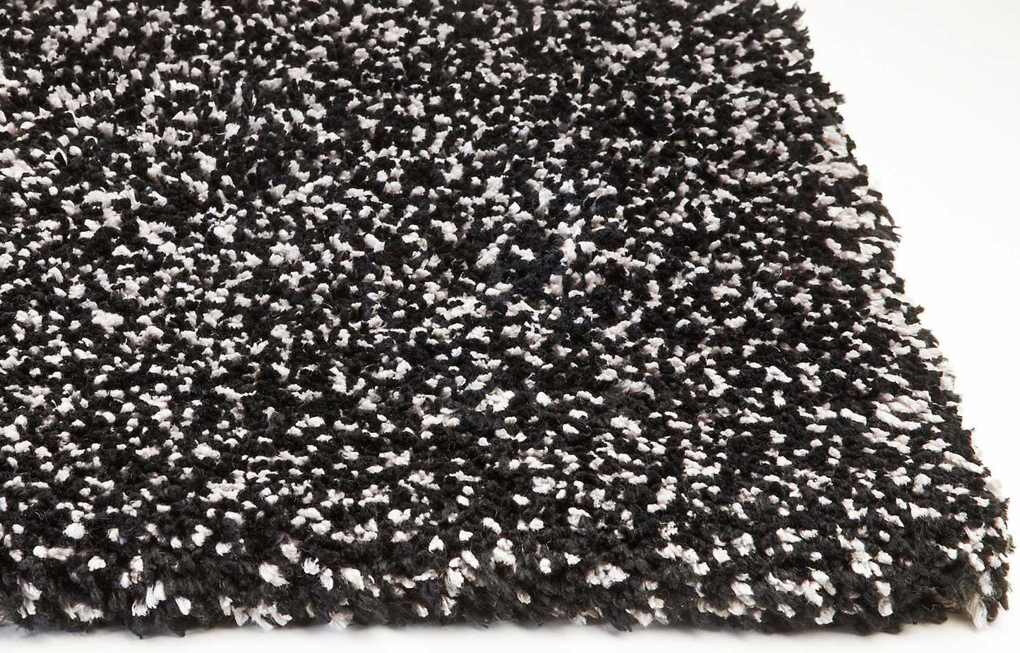 5' X 7' Black Heather Indoor Shag Rug - Homeroots - Flyclothing LLC