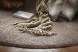 5' X 7' Beige Indoor Shag Rug - Homeroots - Flyclothing LLC