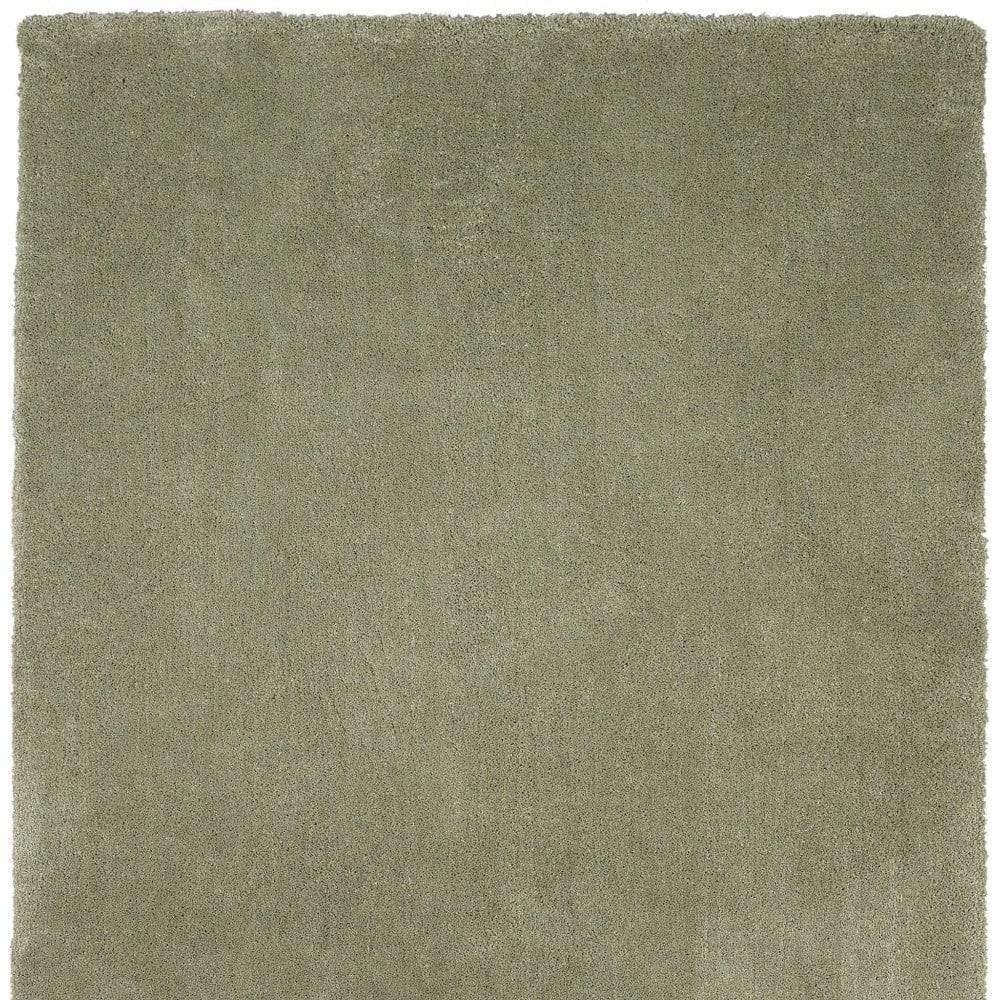 5' X 7' Sage Green Indoor Shag Rug - Homeroots - Flyclothing LLC