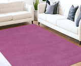 5' X 7' Hot Pink Indoor Shag Rug - Homeroots - Flyclothing LLC