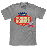 Fleer Dubble Bubble Gum T-Shirt - Athletic Gray Heather
